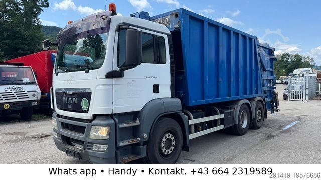 Vuilniswagen MAN TGS 26.320 6x2-2 BL Müllwagen Euro 4 Bj 2009