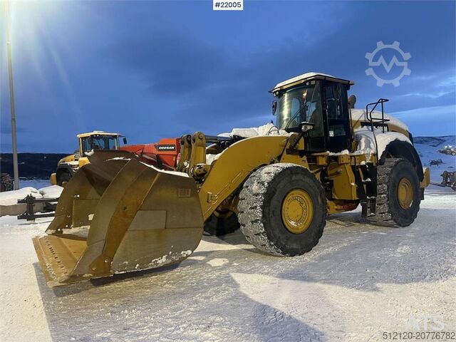ładowarka CAT 980M wheel loader w/ bucket. WATCH VIDEO.