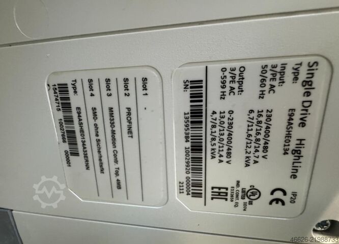 Piallatrice a doppio telaio WALDRICH COBURG 8 DH 3536 10000