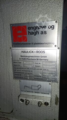 αυτόματο μηχάνημα διάτρησης Haulick + Roos RVD 63-800 HS/CNC
