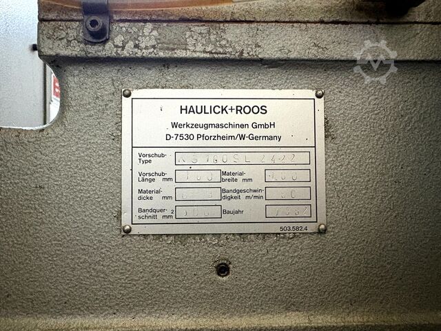 αυτόματο μηχάνημα διάτρησης Haulick + Roos RVD 63-800 HS/CNC