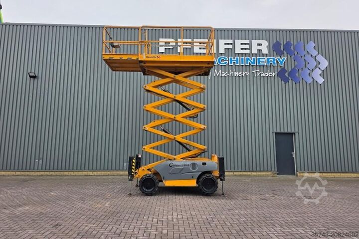 Scissor lift Haulotte Compact 12DX Diesel, 4x4 Drive, 12m Working Height