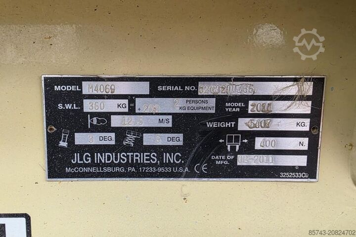 Ascensore a forbice JLG M4069 Hybrid, 14.2m Working Height, 360kg Capacity