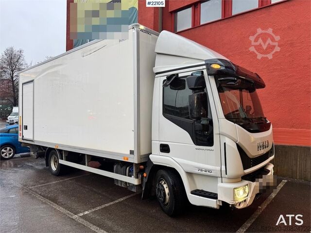 Box body Iveco Eurocargo 75-210 box truck. Only 93,000 km!