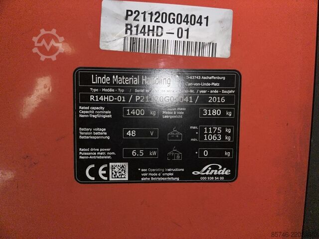 R 14 HD * ¡¡Triplex FFL!! LINDE R 14 HD  * Triplex FFL !!