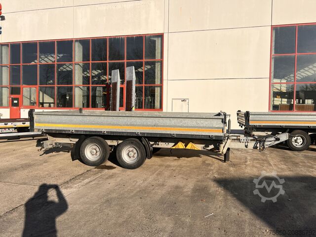 Tipper trailer Möslein TDS 13 Schwebheim  13 t Tandemkipper- Tieflader