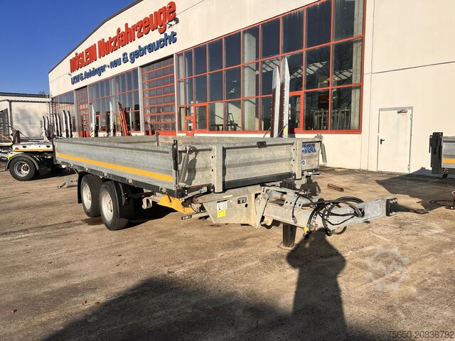 Tipper trailer Möslein TDS 13 Schwebheim 13 t Tandemkipper- Tieflader