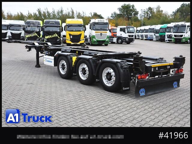 Naczepa z wymienną zabudową KRONE eLTU6,  Schlitten, Front und Heckausschub, Lift, ALU