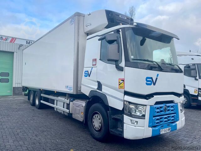 Refrigerated/frozen transport Renault T380 VF611M165MD003883, 388567 km, CARRIER, NAV...