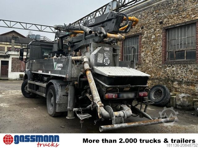 Concrete pump truck Mercedes-Benz Arocs 1830 K 4x2, Betonpumpe Schwing S 20, Funk