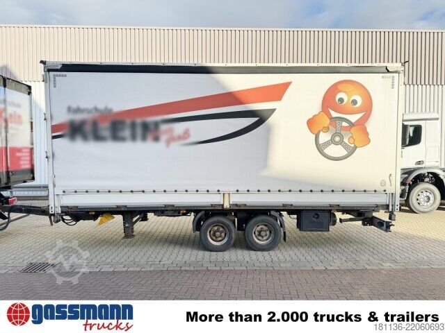 Open aanhangwagen met zeil Obermaier OS2-L105 L/B, durchladbar, Edscha, Ex-Fahrschule!