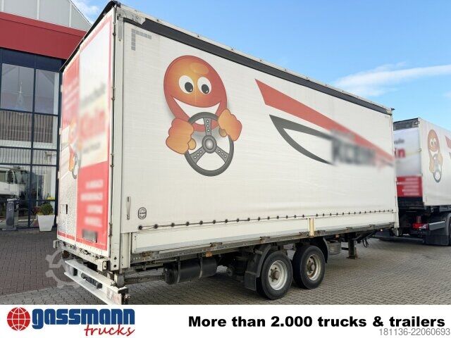 Open aanhangwagen met zeil Obermaier OS2-L105 L/B, durchladbar, Edscha, Ex-Fahrschule!