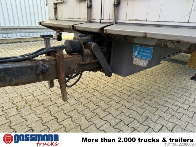 Open aanhangwagen met zeil Obermaier OS2-L105 L/B, durchladbar, Edscha, Ex-Fahrschule!