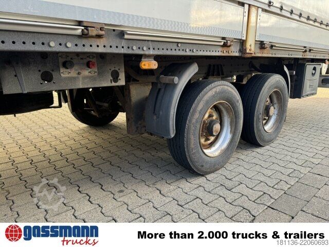 Open aanhangwagen met zeil Obermaier OS2-L105 L/B, durchladbar, Edscha, Ex-Fahrschule!