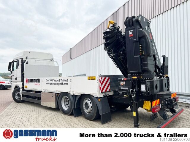 Vrachtauto met open laadbak MAN TGX 26.510 6x2-4 LL, Hiab X-HiPro 548 E-8 Kran ,