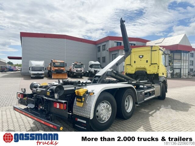 Haakarm vrachtwagen Mercedes-Benz Antos 2543 6x2-4, Meiller RK 20.70, Funk-Kli-Ret