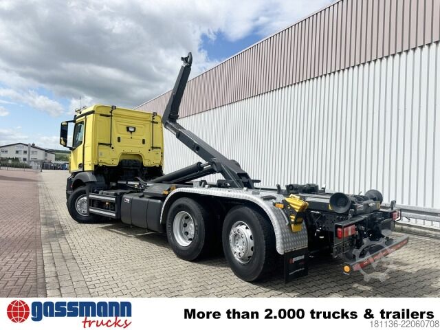 Haakarm vrachtwagen Mercedes-Benz Antos 2543 6x2-4, Meiller RK 20.70, Funk-Kli-Ret