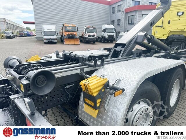 Haakarm vrachtwagen Mercedes-Benz Antos 2543 6x2-4, Meiller RK 20.70, Funk-Kli-Ret