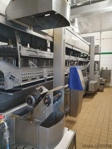 Vleesverwerkingsmachine GEA-CFS SuperFry – Braadlijn, Type SPF 5000/650