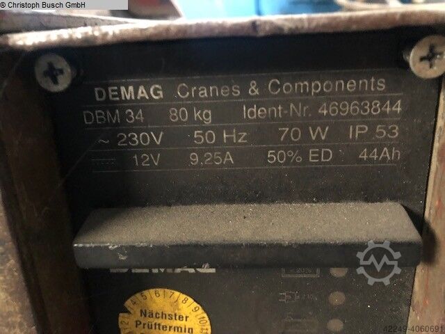 Magnetische klemmen plaat DEMAG A2,5