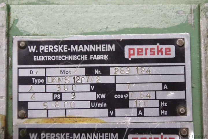 Milling motor 3/5 kW / 5800/11350 rpm Perske DKNS 1207/2