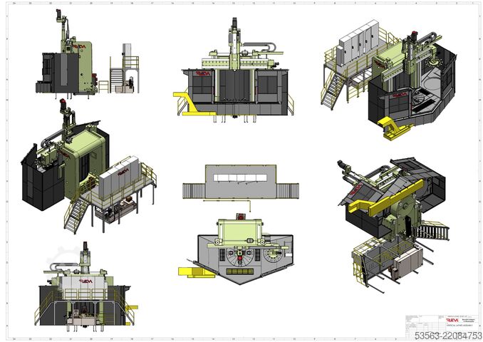 REM SCR 27 1SF | CNC Vertical Turn-Mill Center | Ø2700mm | 100kW Fanuc | NEW 2026 REM SCR 27 1SF
