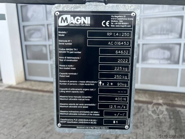 Καλάθι εργασίας Magni / Καλάθι συντήρησης δέντρων / 250 kg / 2022 DEMO Magni Arbeitskorb / Baumpflegekorb / 250 kg / 2022 DEMO