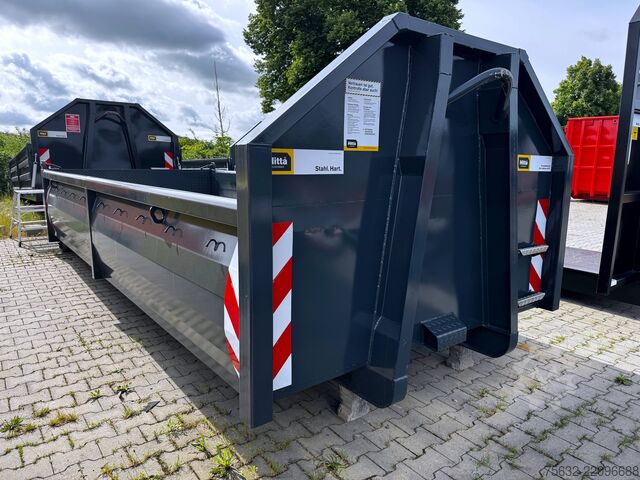 6 m-es billenőkonténer/ kombinált ajtó/ azonnal elérhető Hitta 11m3 Bauschuttcontainer