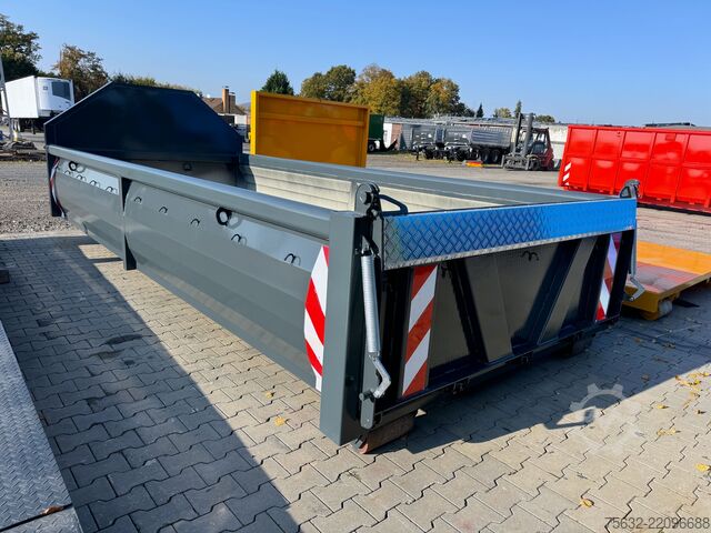 6 m-es billenőkonténer/ kombinált ajtó/ azonnal elérhető Hitta 11m3 Bauschuttcontainer