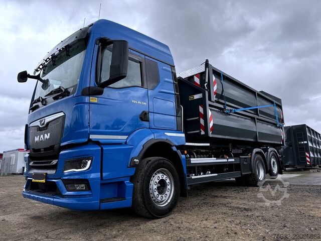 6 m-es billenőkonténer/ kombinált ajtó/ azonnal elérhető Hitta 11m3 Bauschuttcontainer