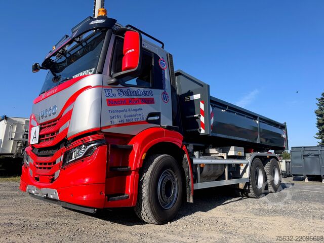 6 m-es billenőkonténer/ kombinált ajtó/ azonnal elérhető Hitta 11m3 Bauschuttcontainer