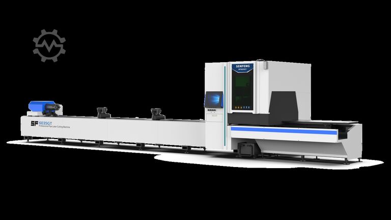 Lézervágógép Senfeng SF6035GT 6kW Laserschneidmaschine