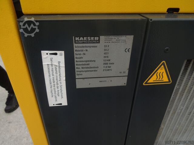 Skruvkompressor Kaeser SX 8 T