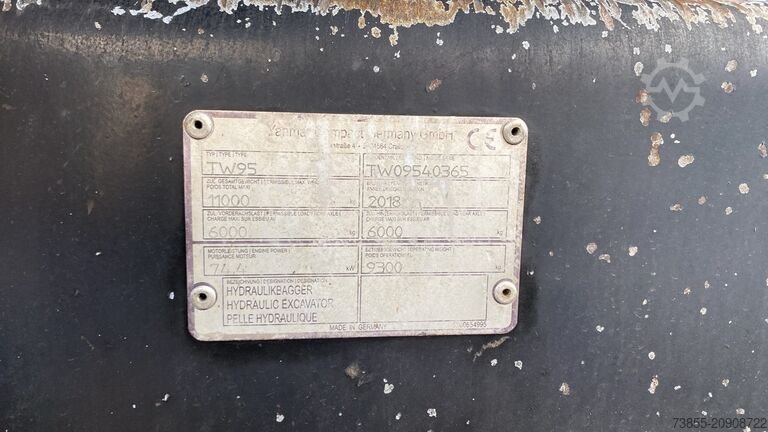 Hjulgrävare Terex-Schaeff TW 95 Yanmar