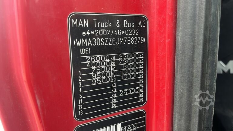 Avfallsbil MAN TGS 33.500 with Schmitz Cargobull SGF S2 (NEW ENGINE)