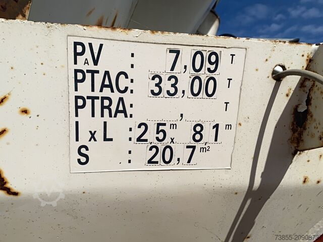 Tippvagn ROBUSTE KAISER S3302V Steel Trailer