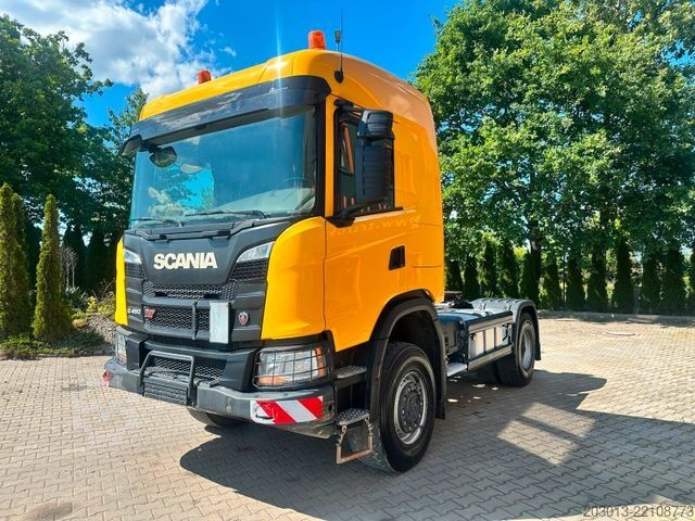 Standard nyergesvontató SCANIA 450 XT 4x4 Euro 6 SZM Kipphydraulik Blatt / Luft