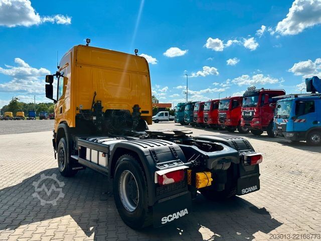 Standard nyergesvontató SCANIA 450 XT 4x4 Euro 6 SZM Kipphydraulik Blatt / Luft