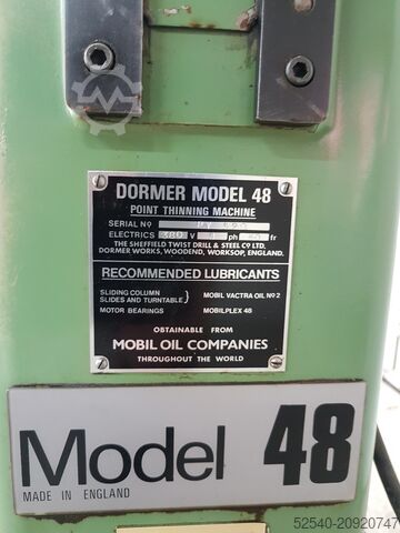 Maszyna do ścieniania punktu wiertła Dormer Model 48