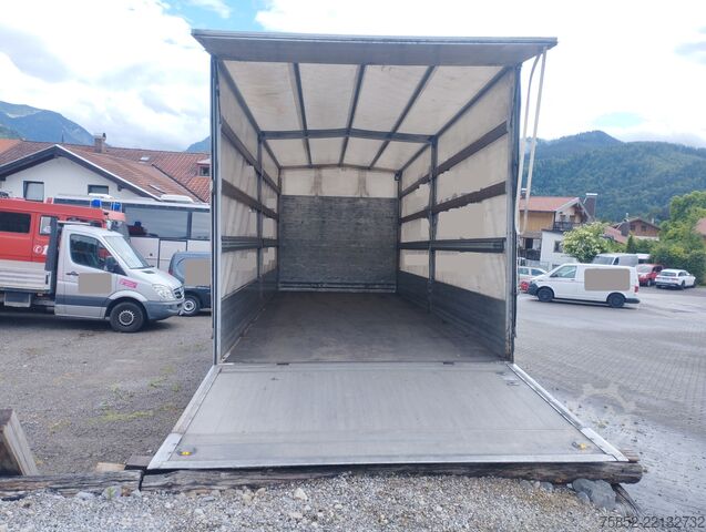 Camion avec plateau et bâche, hayon élévateur Mercedes-Benz 1224 L Atego Pritsche Plane Ladebordwand
