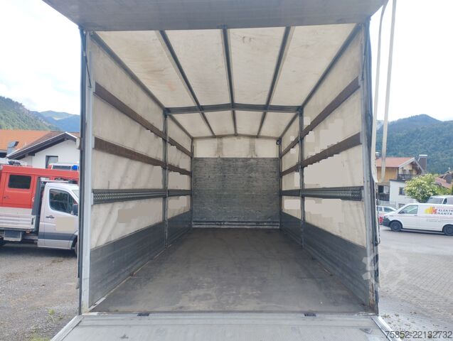 Camion avec plateau et bâche, hayon élévateur Mercedes-Benz 1224 L Atego Pritsche Plane Ladebordwand