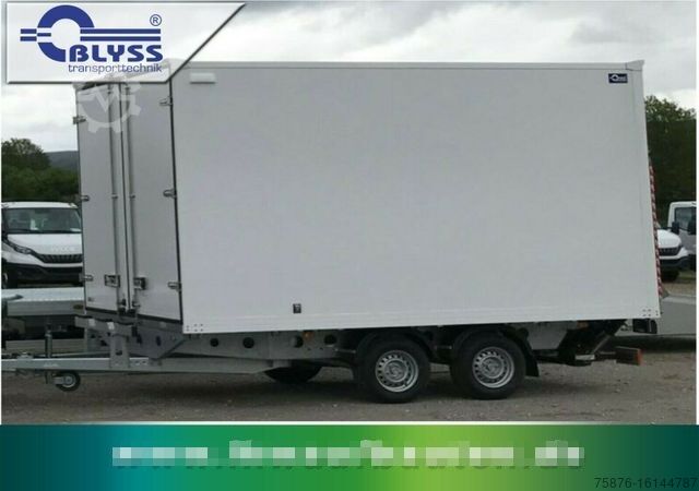 Koffer aanhanger BLYSS Kofferanhänger Ladebordwand 420x210x235 3500kg