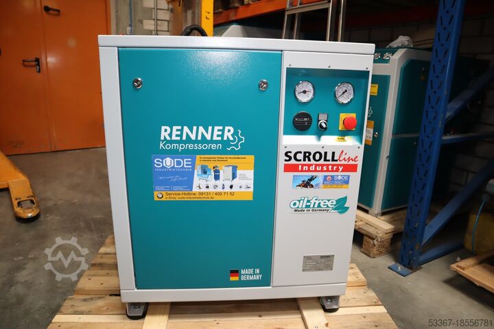 7,5 kW oljefri skruvkompressor RENNER SL-I 7,5