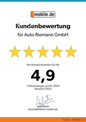 Bestelwagen met verhoogd dak Peugeot Boxer Kasten L3H2 Doka 6-Sitze AHK KLIMA PDC