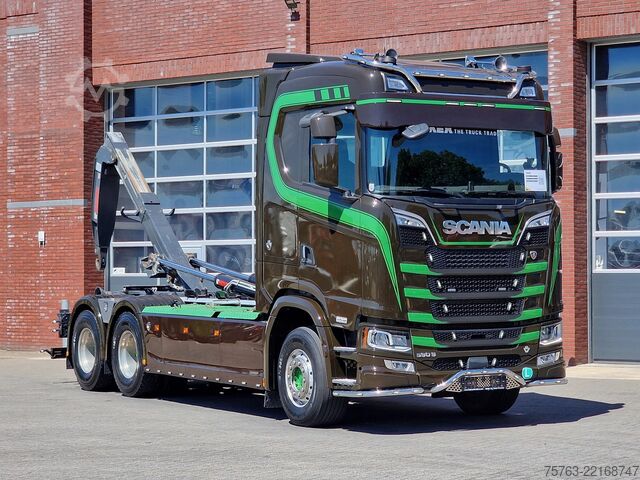 Haakarmsysteem Scania 590S V8 NGS 6x4 - HIAB Multilift 24T - Like new...
