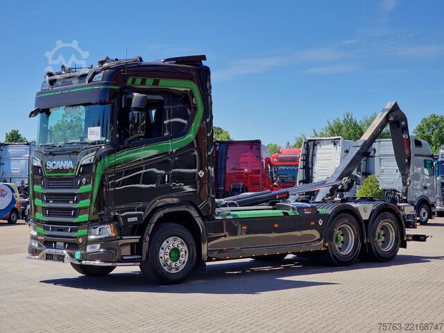 Haakarmsysteem Scania 590S V8 NGS 6x4 - HIAB Multilift 24T - Like new...