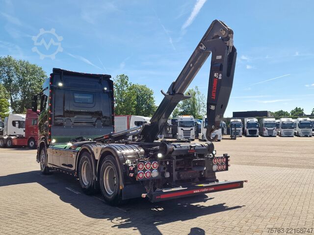 Haakarmsysteem Scania 590S V8 NGS 6x4 - HIAB Multilift 24T - Like new...