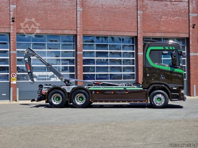 Haakarmsysteem Scania 590S V8 NGS 6x4 - HIAB Multilift 24T - Like new...