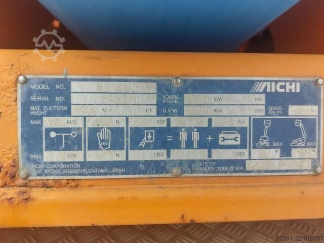 Teleskopisk plattform Aichi SP14CJ