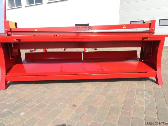 Guillotine saks Prod-Masz Tafelschere Schlagschere 2,5m Tafelschere Schlagschere 2500/1.25